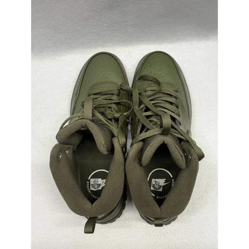 Nike Court Vision Mid Winter Olive Green Mens Sneakers DR7882-300 Size 10